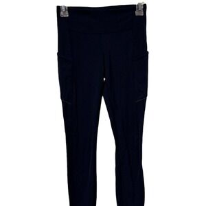 Lululemon Speed Up Tight Navy Blue High Rise Running Leggings Size 4